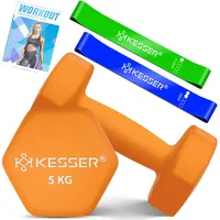 Kesser KESSER® Hanteln Hantelset 2er Set 2kg - 5kg