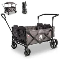 Elvent WagonPro City Bollerwagen grau Hecktasche für Bollerwagen grau
