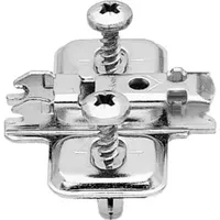 Blum CLIP Montageplatte, kreuz, Stahl, EXPANDO (vormontierte Spezialschrauben mit