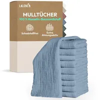Laleni Spucktücher Baby im 5er Set aus Reiner Baumwolle