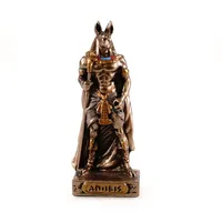 Vogler joh. vogler gmbh Ägyptischer Gott Anubis, Miniatur, bronzef./coloriert