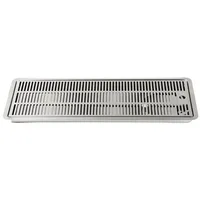 Bietal® Tropfschale Tropfkasten Edelstahl 80x22cm Einlassen Einbau Ablauf mittig