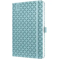 Sigel Wochenkalender 2026 A5 Hardcover, Gummiband, Stiftschlaufe, Einstecktasche, 174