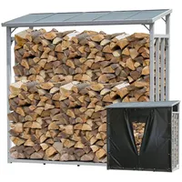 Quick Star Kaminholzregal XXL 185 x 70 x 185