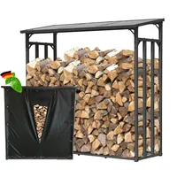 Quick Star Metall Kaminholzregal Anthrazit XXL 185 x 70
