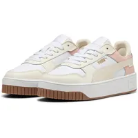 Puma Carina Street Plateau Sneaker Damen 42 white/alpine snow/frosted