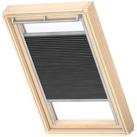 VELUX Wabenplissee C04, Graphit, Schiene alu