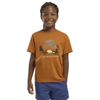 Jack Wolfskin Graphic Cotton Kurzarm-t-shirt - Print Soft Amber