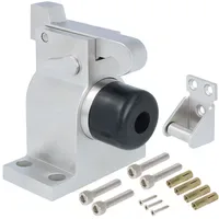 MS Beschläge Bodentürstopper Silber 1 cm