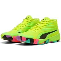 Puma Court Pro Marble Basketballschuhe 02 yellow alert/green glare
