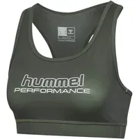 Hummel hmlTE FUNDAMENTAL Sport-BH Damen 6426 climbing ivy S