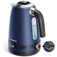 Aigostar Wasserkocher 1,7 L, 2200 W, mit Temperatureinstellung 40-100°C,