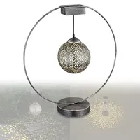Bmf-versand Solarleuchte Garten Ring Kugel Solarlampe Außen Leuchte Solar