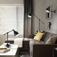Ideal Lux Wandleuchte Newton - E27 schwarz