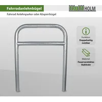 Baumarktplus Fahrradanlehnbügel 78 x 115 cm Stahl feuerverzinkt Ø