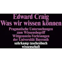 Suhrkamp Was wir wissen können