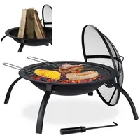 Relaxdays Feuerschale, Feuerschale (60 cm,