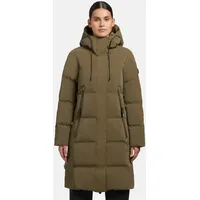 Khujo Damen, Wintermantel mit großer Kapuze Loni-YM Rich Green