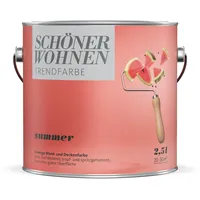 Schöner Wohnen Trendfarbe Summer rot matt 2,5 l