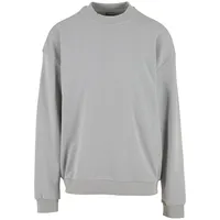URBAN CLASSICS Light Terry Crew Pullover in Schwarz, Größe