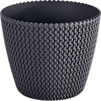 Prosperplast Runder Pot 8L Prosperplast Splofy Anthrazit Ø 25.9
