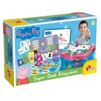 Lisciani 89208 - Peppa Wutz Super Desk Edugames Lerntisch