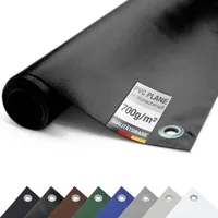 ANKO Planen Poolabdeckung schwarz 2,5 m