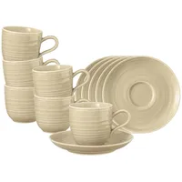 SELTMANN WEIDEN Terra Espressotasse mit Untertasse sandbeige 6er Set