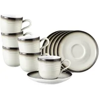 SELTMANN WEIDEN Terra Espressotasse mit Untertassen (90 ml, 6