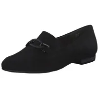 Jana Damen Slipper mit Blockabsatz Vegan, Schwarz (Black), 40