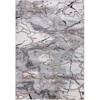 Carpeto Rugs Abstraktes Vintage Designer Teppich - Kurzflor -