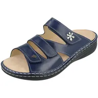 Finn Comfort Grenada Pantolette, Finn Mellow, Yuka (Glattleder), Blue