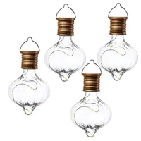 MARELIDA LED Solar Glühbirne Kugelleuchte Solarleuchte Terrasse Balkon 4