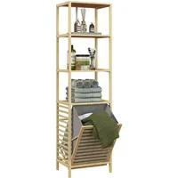 Homcom Badezimmerregal Bambus,