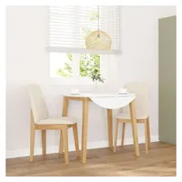 VidaXL Esszimmerstühle mit Kissen 2 Stk. Massivholz Gummibaum