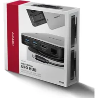 AXAGON HMC-UFO Hub M.2 SATA/NVMe 1 Gbit/s Ethernet 384