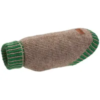 Hunter Hundepullover Odense 45 mit Mütze (Set), beige/grün