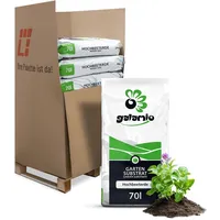 Galamio Hochbeeterde 70l x 10 Sack 700l Palette -