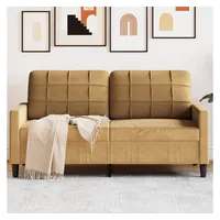 VidaXL 2-Sitzer-Sofa Braun 140 cm Samt