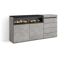 SKRAUT HOME Sideboard, Kommode, Aufbewahrungsschrank, 157x75x35 cm, Schlafzimmer, Zimmer,