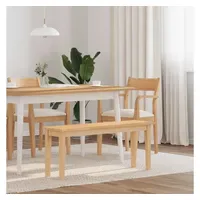 VidaXL Bank 110 cm Massivholz Gummibaum