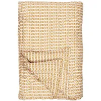 Ib laursen Quilt Celina Mustard Blumenmuster 170 x 130