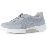 Gabor Rollingsoft Keilsneaker, Freizeitschuh, Halbschuh, Schnürschuh mit Wechselfußbett blau