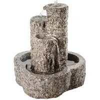 Dehner Granit-Gartenbrunnen Heidelberg ca. B50/H55/T50 cm, grau