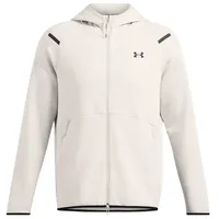 Under Armour Sweatjacke mit Zweiwege-Reißverschluss Modell Unstoppable Offwhite, XXL