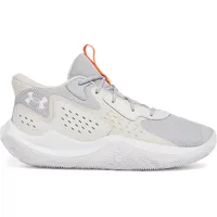 Under Armour Jet '23 Basketball Schuhe, Mod Gray/Ares Red/White,