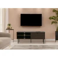 Mendler TV-Rack HWC-N78, Lowboard TV-Schrank, skandinavischer Stil Metall Holz