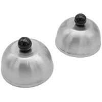 Grillrost.com Das Original Burgerglocke Doppelpack - Lass den Käse