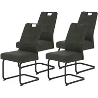 Hela Freischwinger KERTIN (Set, 4 St), XL Sitzbreite, Griff,