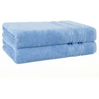 Hammetex Duschtuchset 70 x 140 cm blau 2 St.